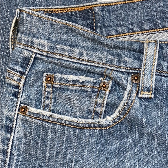 Levi’s 515 Bootcut Stretch Blue Jeans 8M - Picture 8 of 10